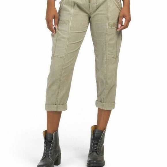 NWT Anthropologie Angela  Cargo pants size 27P - Picture 2 of 8